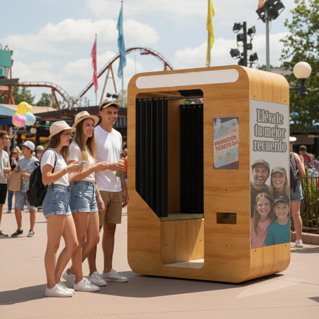 Fotomatón Vending Vintage Para Activaciones