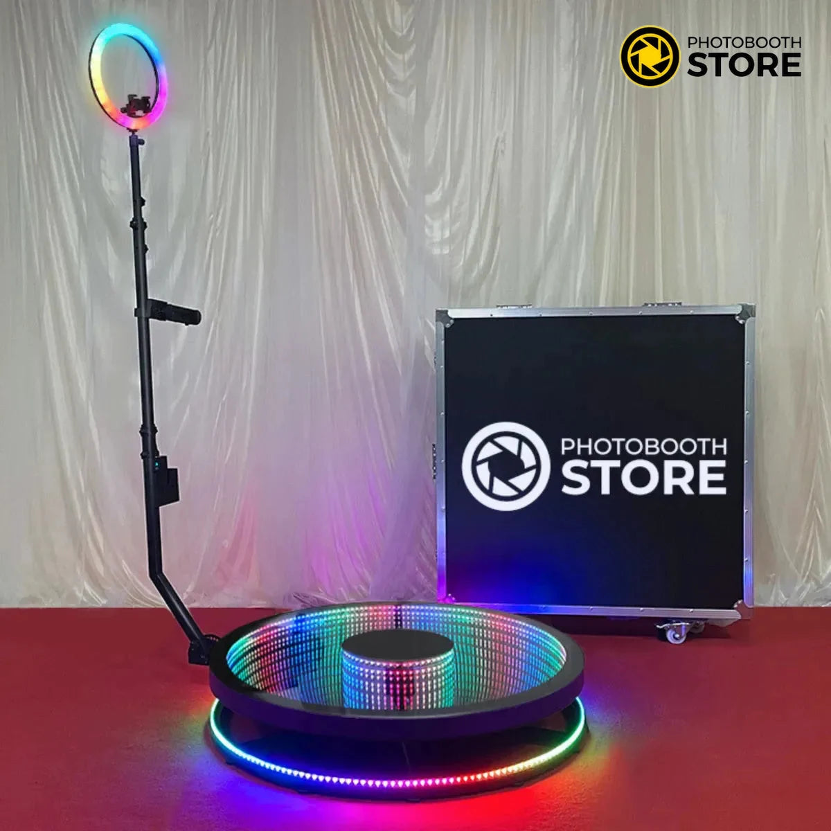 Videomatón 360 Infinity montado en un showroom