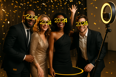 Fotomatón para Nochevieja: Cómo Triunfar en la Fiesta de Fin de Año