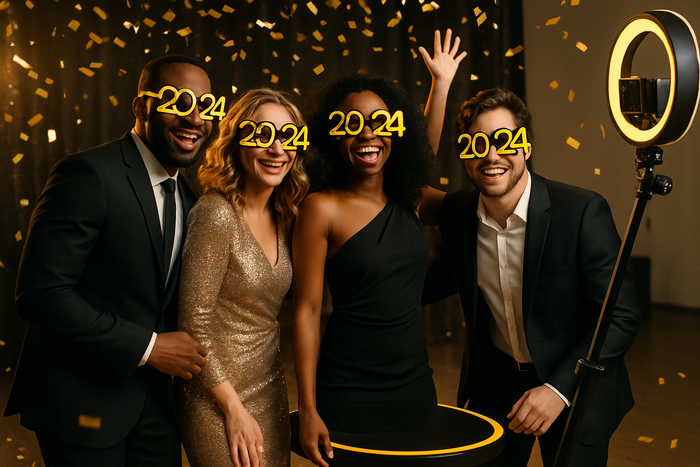Fotomatón para Nochevieja: Cómo Triunfar en la Fiesta de Fin de Año