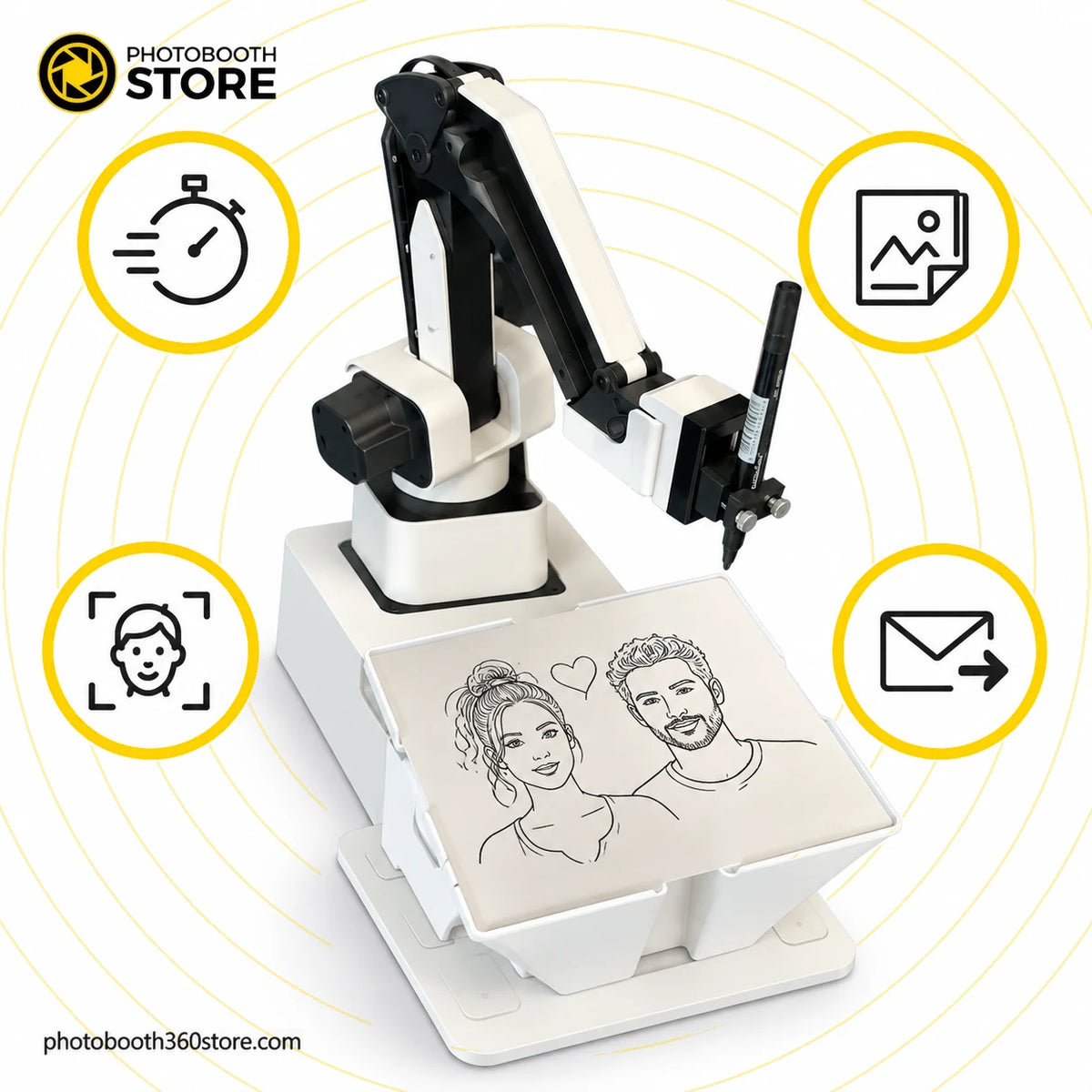 Caricabot - Robot Artista IA