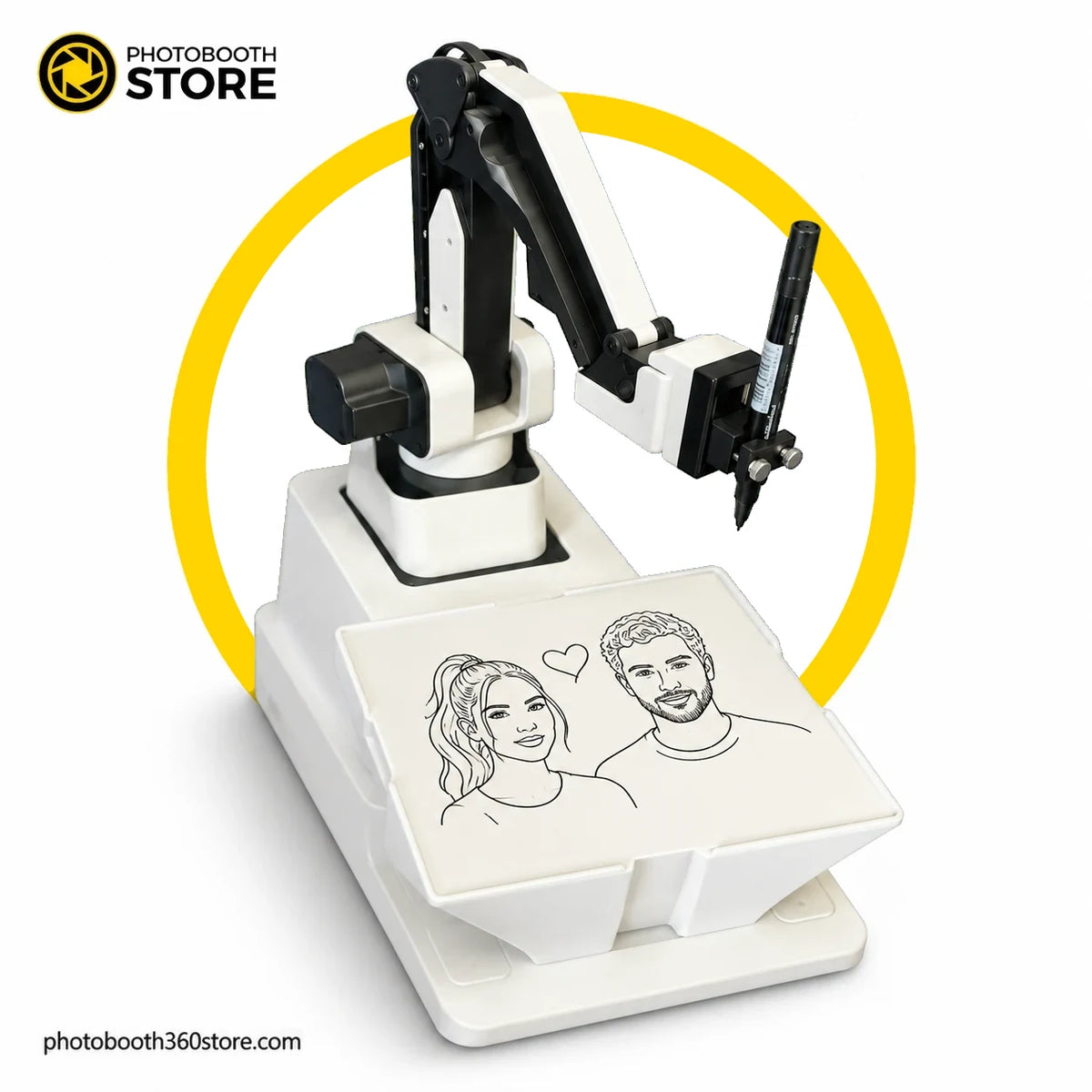 CaricaBot Robot Caricaturista con IA de segunda mano, vista general del equipo
