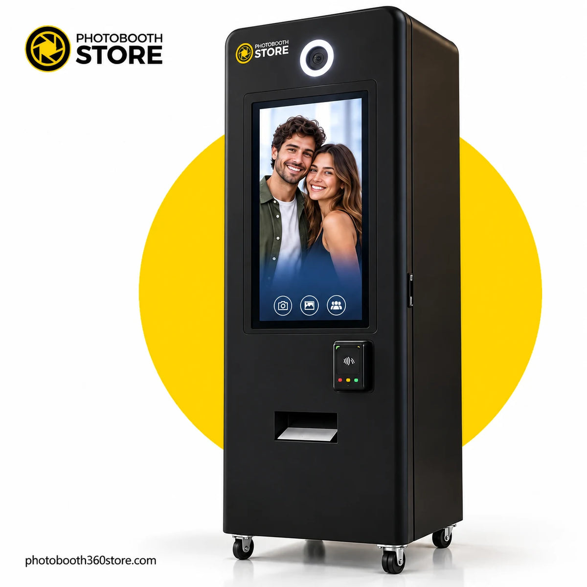 Photobooth Vending per Centri Commerciali, vista completa del prodotto
