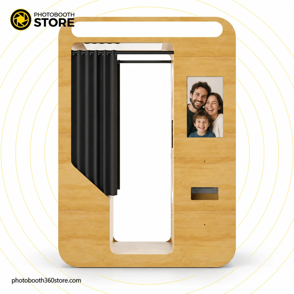 Vintage Vending Photo Booth for Event Activations, front view