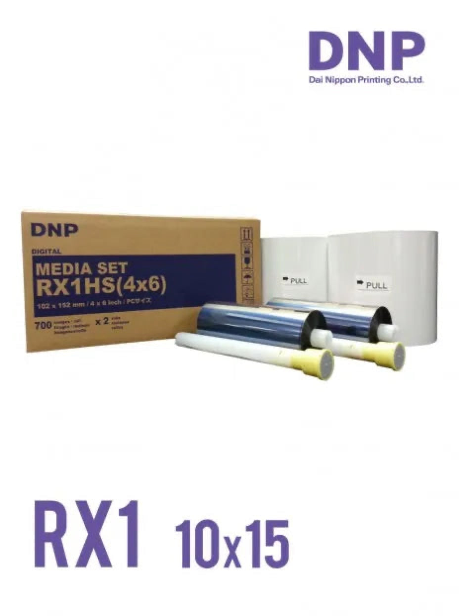 Papel Térmico DNP RX1 10x15 (1.400 copias) (2)