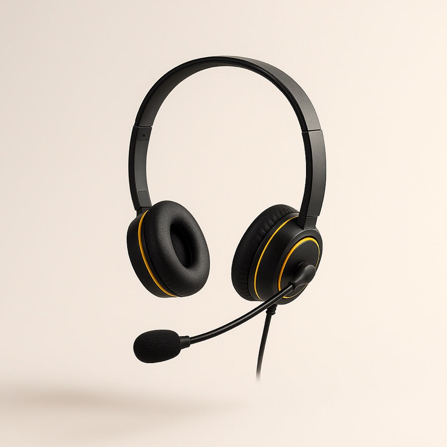 Auriculares con micrófono del soporte técnico de Photobooth360Store